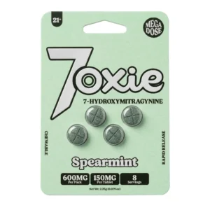 7oxie 7-OH Tablets (600mg – 4 Count) Spearmint