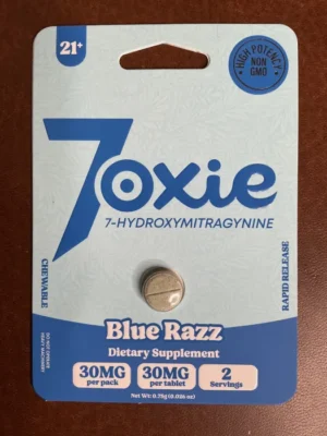 7oxie 7-OH Tablets (600mg – 4 Count) Blue Razz
